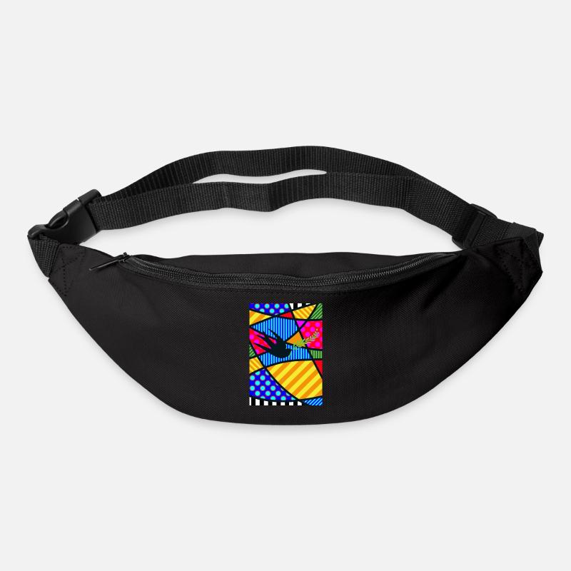 Hirondelle chanceuse - Sac banane - noir