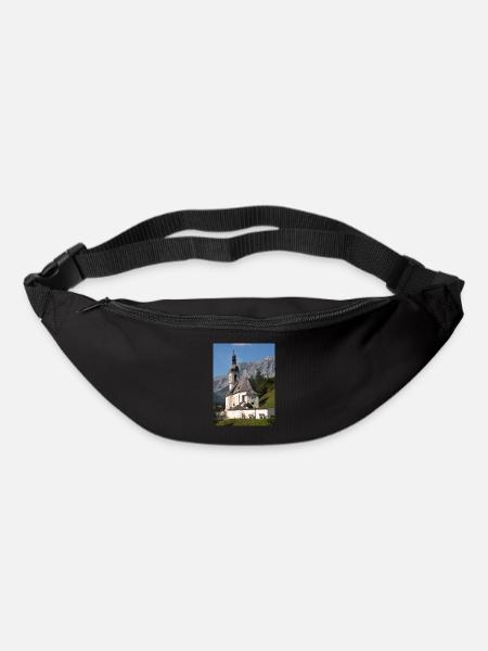 Ramsau Church near Berchtesgaden - Bum bag - black