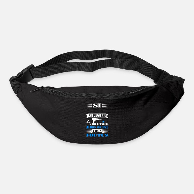 BRICOLEUR PERSONNALISABLE - Sac banane - noir