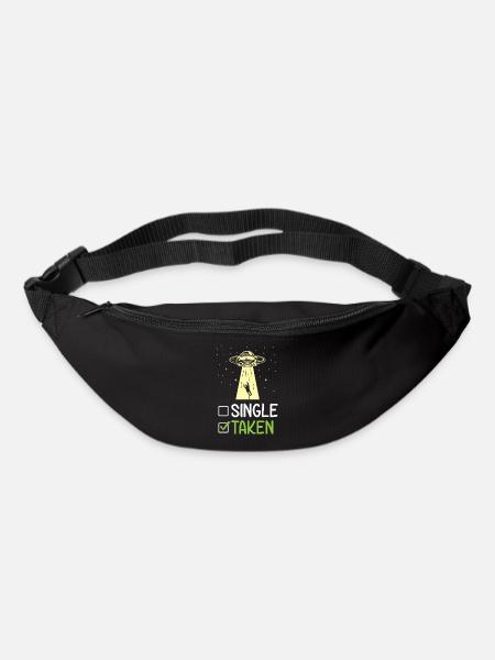 Single Taken Alien Geschenk ihm ihren lustigen Valentinstag - Gürteltasche - Schwarz