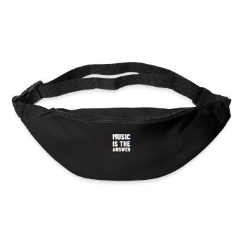 Music Techno Electro - Gürteltasche - Schwarz - Vorne