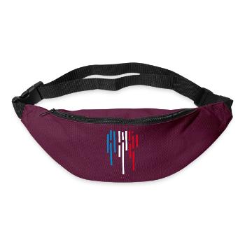 France Flag - Bum bag - burgundy - Front
