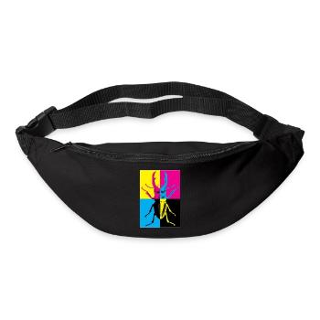 Estilo Pop Art con Escarabajo de Colores - Bum bag - black - Front