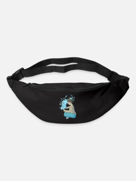 Perte de nourrisson Sensibilisation aux fausses couches Perte de grossesse - Sac banane - noir