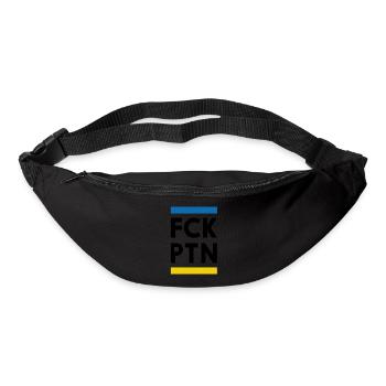 FCK PTN Kein Krieg Ukraine Russland gegen Krieg - Gürteltasche - Schwarz - Vorne