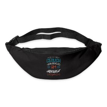 hundehalter bachhund haustier dogge bullterrier - Gürteltasche - Schwarz - Vorne
