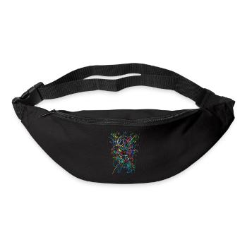 Abstract - Bum bag - black - Front