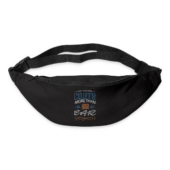 jokes baseballtshirt gift idea - Gürteltasche - Schwarz - Vorne