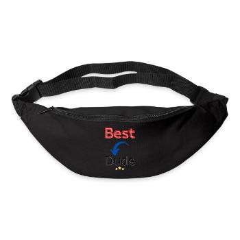 best dude / meilleur gars - Sac banane - noir - Devant