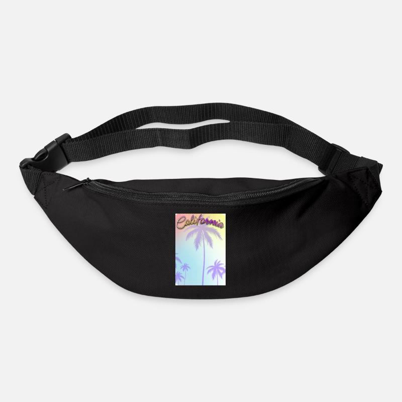 California - Gürteltasche - Schwarz