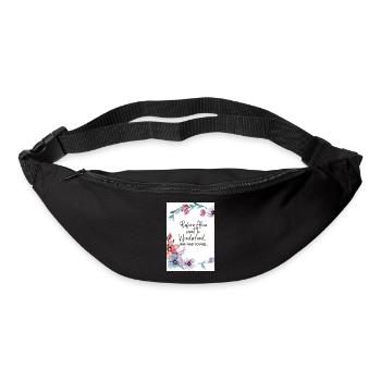 Avant qu’Alice n’aille au pays des merveilles - Sac banane - noir - Devant