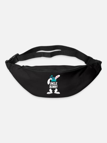 Onkel Osterhase Frohe Ostern - Gürteltasche - Schwarz