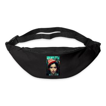 Trouvez la femme de Holger! - Sac banane - noir - Devant