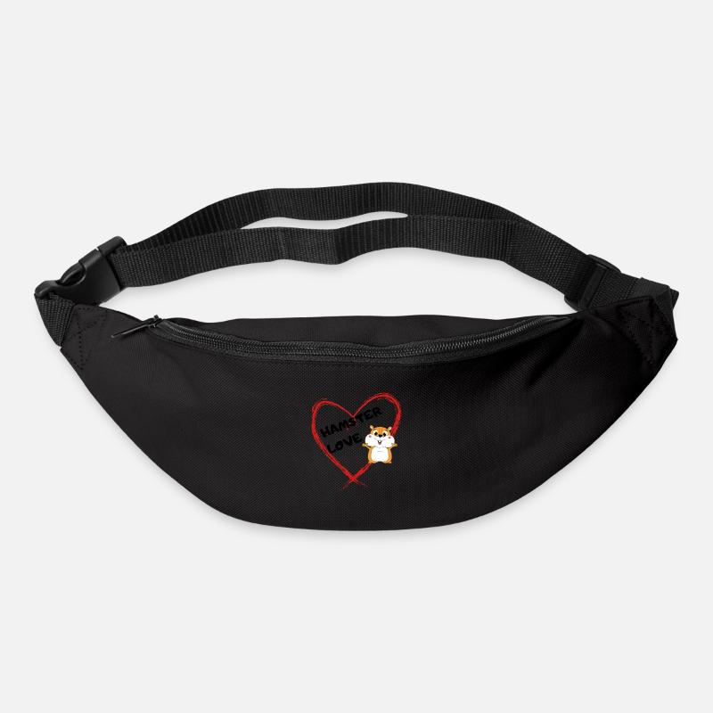 Hamster Pet Lover Gift Idea - Bum bag - black