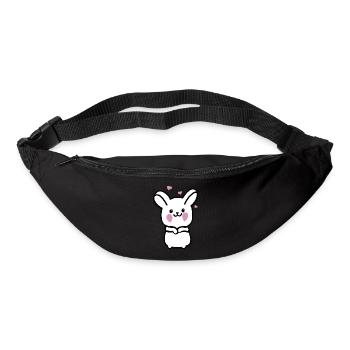 Häschen 2 - Gürteltasche - Schwarz - Vorne
