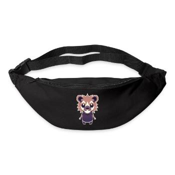 Cute Lion Chibi Kawaii Style - Bum bag - black - Front