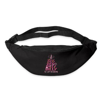 Billy Hund Weihnachten Hunderasse - Gürteltasche - Schwarz - Vorne