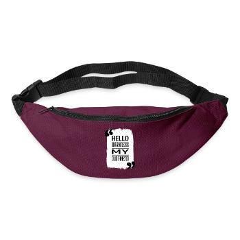 astronomy gifts jokes christmas humor - Gürteltasche - Burgunderrot - Vorne