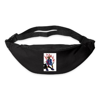 Taureau saut - Sac banane - noir - Devant