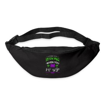 Joke Astronomy Lovers Art Physics Cool Gift Idea - Bum bag - black - Front