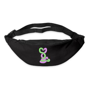 Sneks - Sac banane - noir - Devant