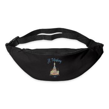 St. Petersburg, Russia, Church of the Savior on Spilled Blood - Bum bag - black - Front