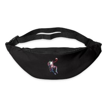 Art sportif de basketball #basketball - Sac banane - noir - Devant