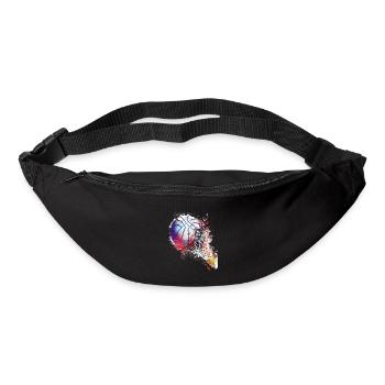 Art sportif de basketball #basketball - Sac banane - noir - Devant