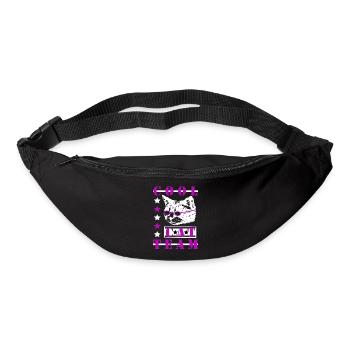 L’équipe Colles Cat - Sac banane - noir - Devant