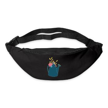 giesskanne blau - Gürteltasche - Schwarz - Vorne
