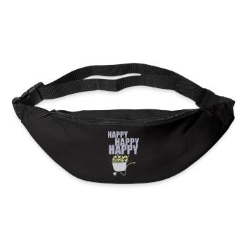 SCHUBKARREN HAPPY - Gürteltasche - Schwarz - Vorne