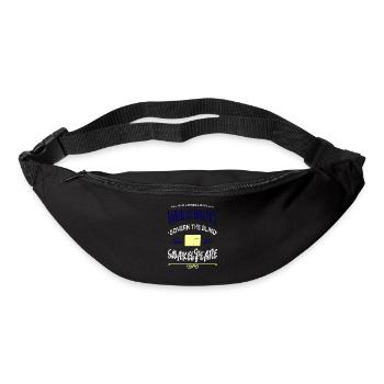Livre Chat Vin Livreur Gardien Chemise Humour Livres Amoureux - Sac banane - noir - Devant