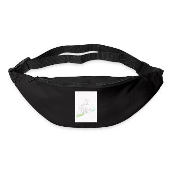 Fille Vélo Amour - Sac banane - noir - Devant