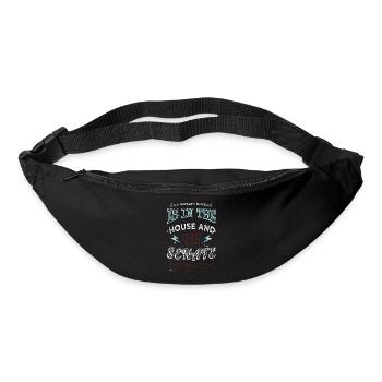 Geek Jokes BlackPower Abort Greg Abbott Typography - Bum bag - black - Front