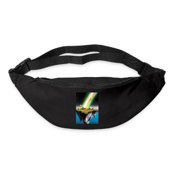 Flying Island Outer Space - Gürteltasche - Schwarz - Vorne