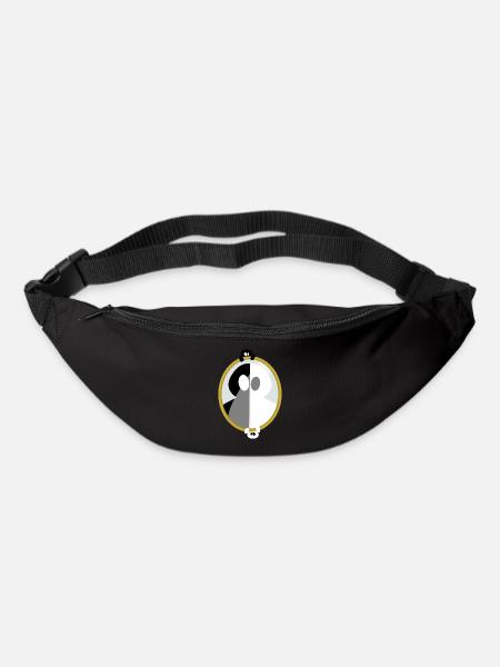 Mirror ink stains - Bum bag - black