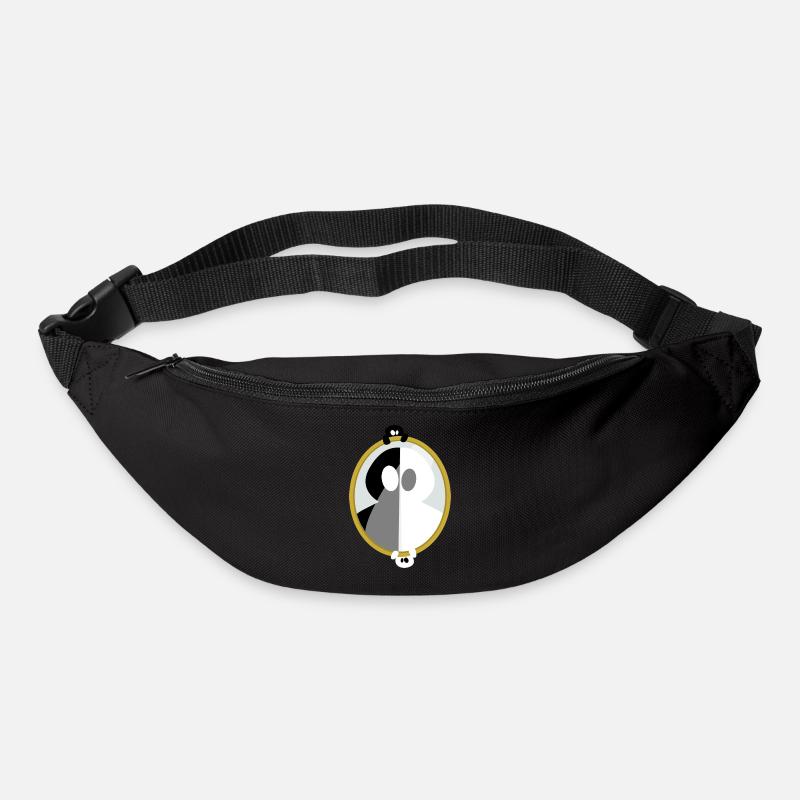 Spiegeltintenflecken - Gürteltasche - Schwarz