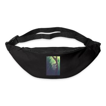 Ein Koala hängt an einem Baum - Gürteltasche - Schwarz - Vorne
