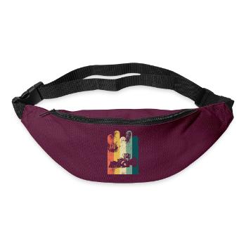Radlager Bagger - Gürteltasche - Burgunderrot - Vorne