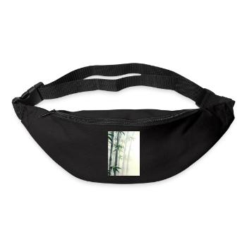 Bambus - Gürteltasche - Schwarz - Vorne