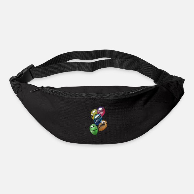 Colorful balloon - Bum bag - black