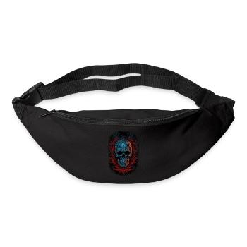 Idée cadeau coeur Bday Skateboard Fun Skater - Sac banane - noir - Devant