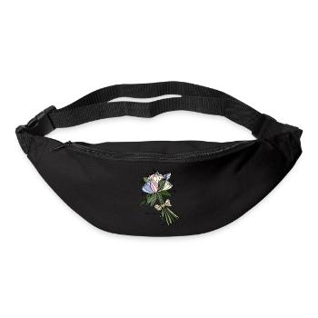 Frühlingsblumen - Gürteltasche - Schwarz - Vorne