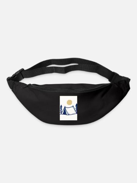 Camping-Zelt - Gürteltasche - Schwarz