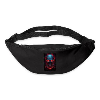awesome back skeleton costume gifts - Bum bag - black - Front