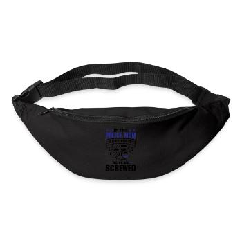 Polizei Polizist Polizeibeamte - Gürteltasche - Schwarz - Vorne