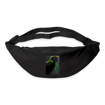Grüner Dschungelvogel - Gürteltasche - Schwarz - Vorne