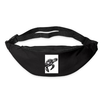 Tintenschildkröte - Gürteltasche - Schwarz - Vorne