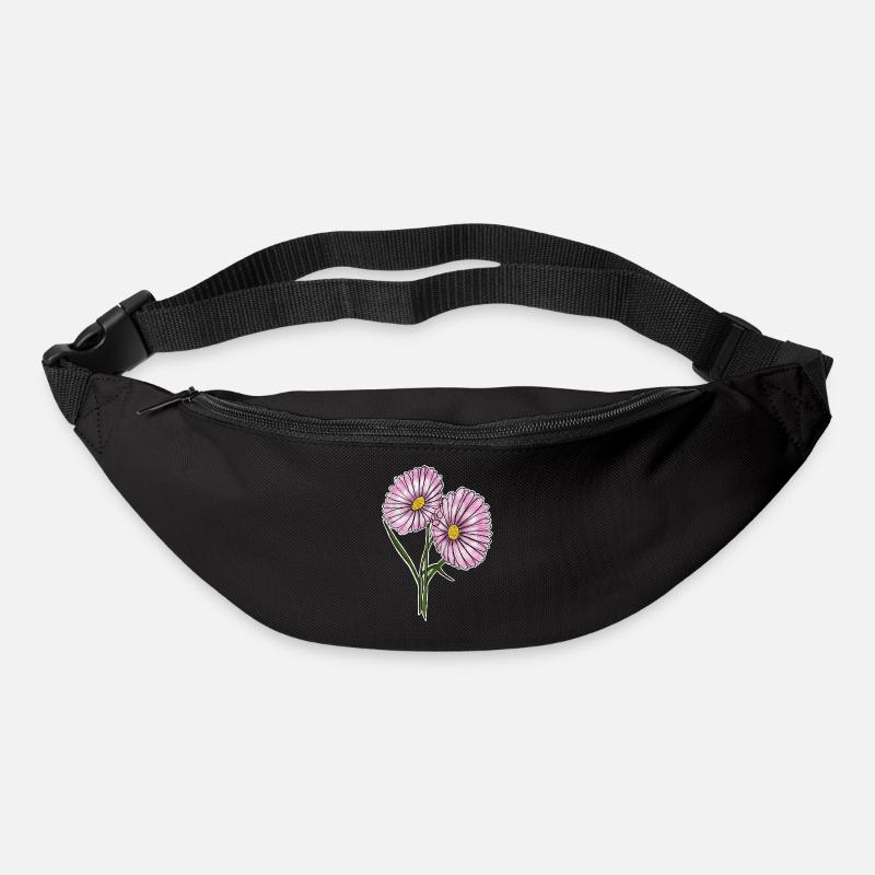 Gänseblümchen - Gürteltasche - Schwarz