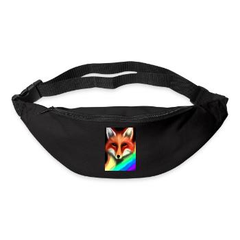 Regenbogenfuchs - Gürteltasche - Schwarz - Vorne